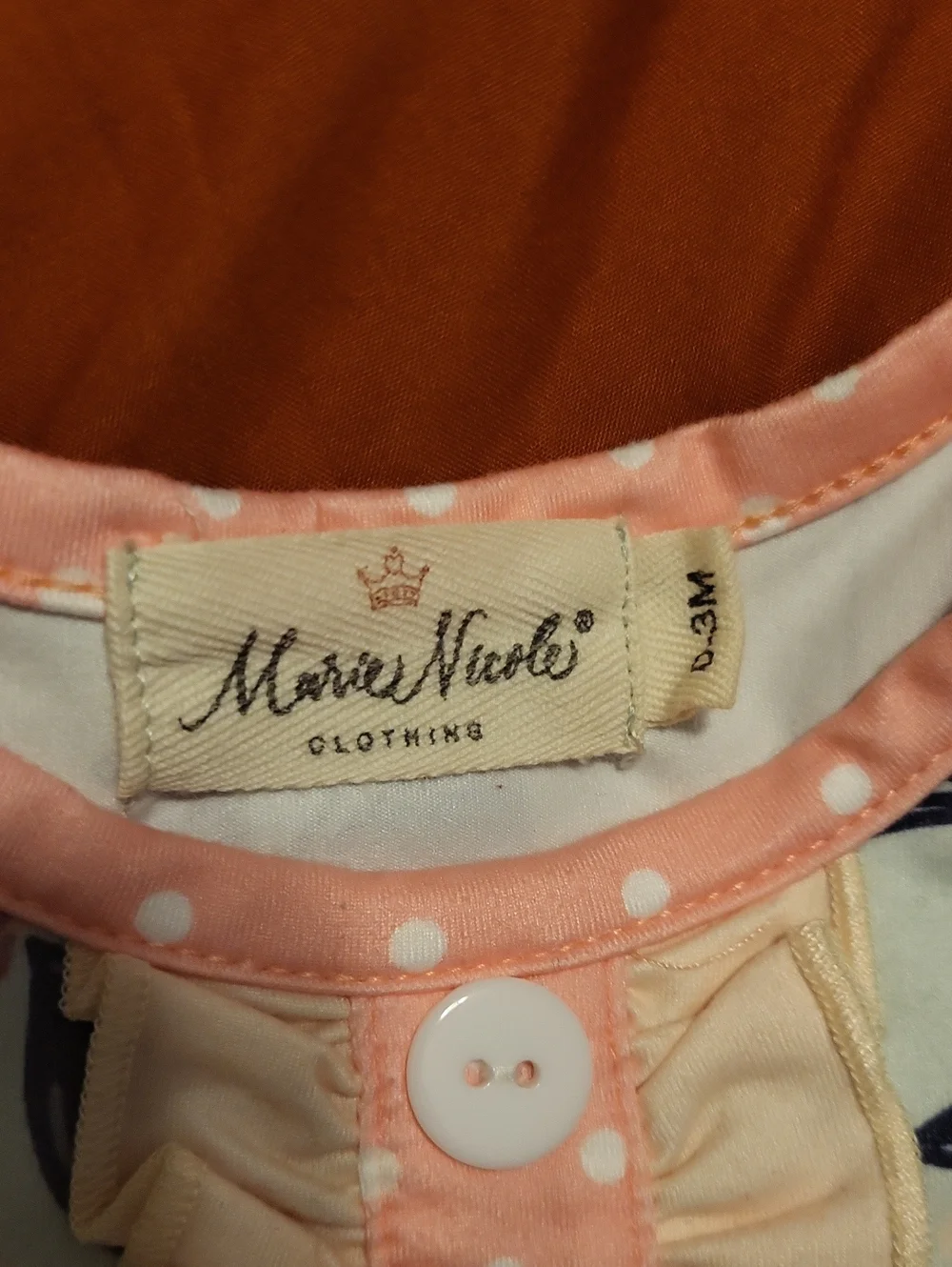 Marie Nicole Floral Baby Romper